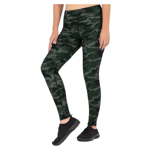ATHLETIC WORKS Womens Leggings Size Medium 8-10 Camouflage NWOT - Picture 4 of 8